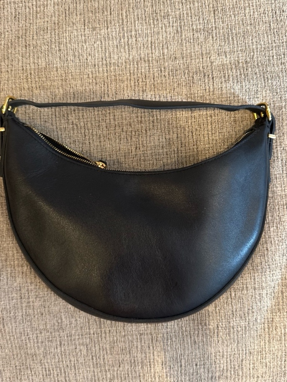 Madewell Classic Black Crescent Shoulder Bag